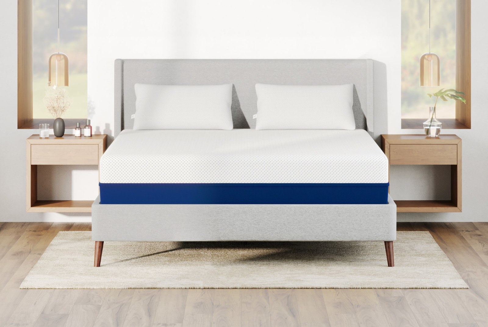 Close view of the Amerisleep AS3 cover and comfort layers