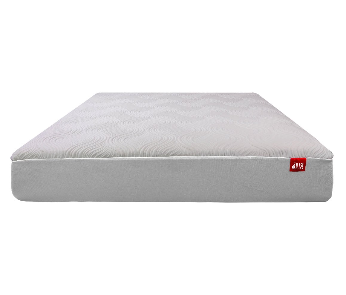 Big Fig Mattress mattress styled in a bedroom