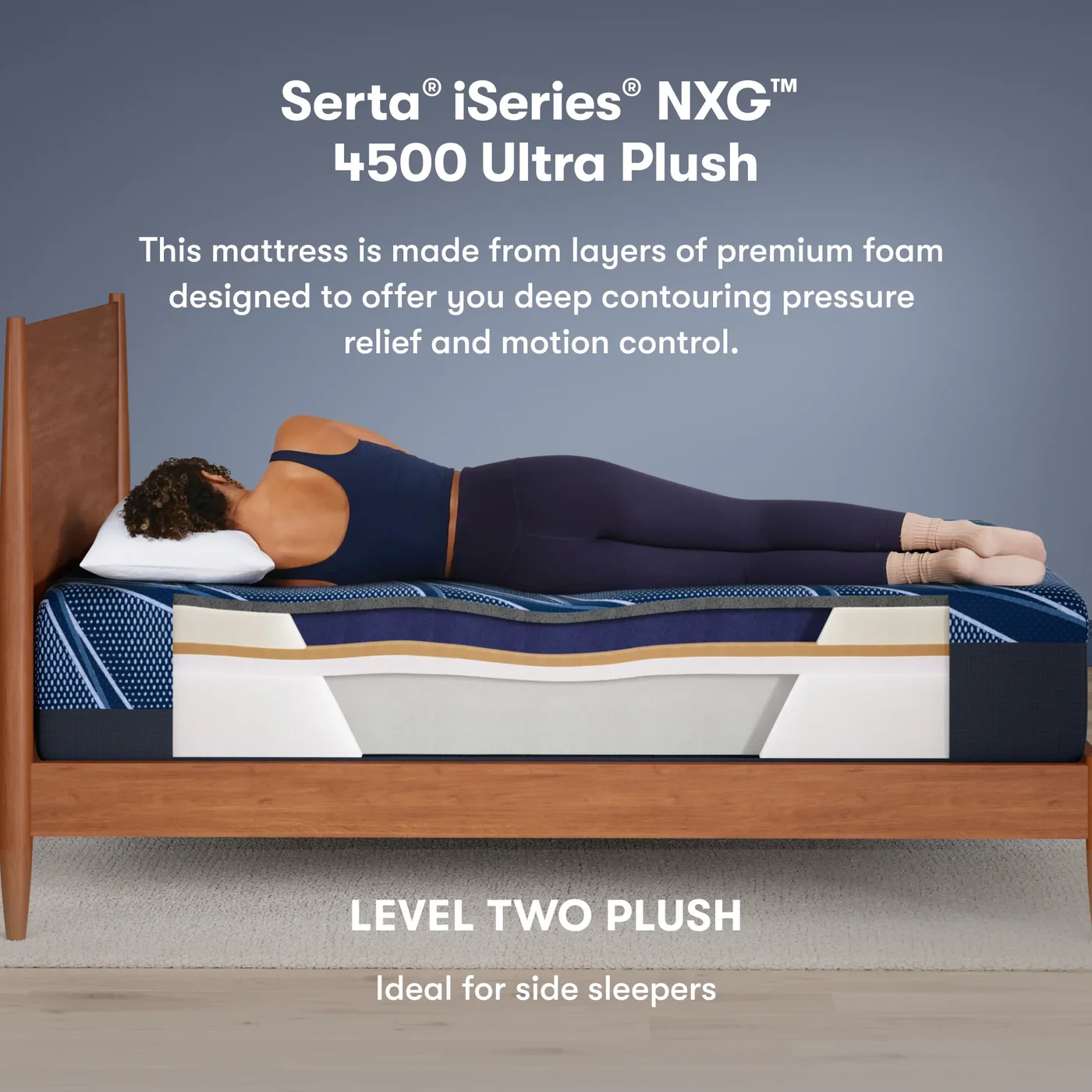 Serta iSeries NXG 4500 Ultra Plush Foam official product photo 4