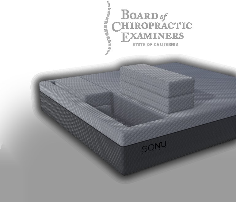Close view of the Sonu Sleep System cover and comfort layers
