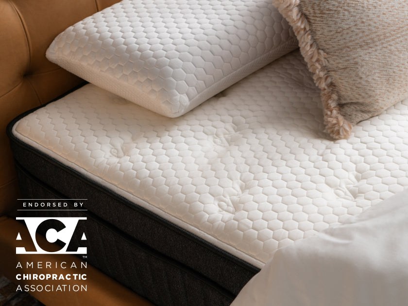 Titan Plus mattress photographed from the side