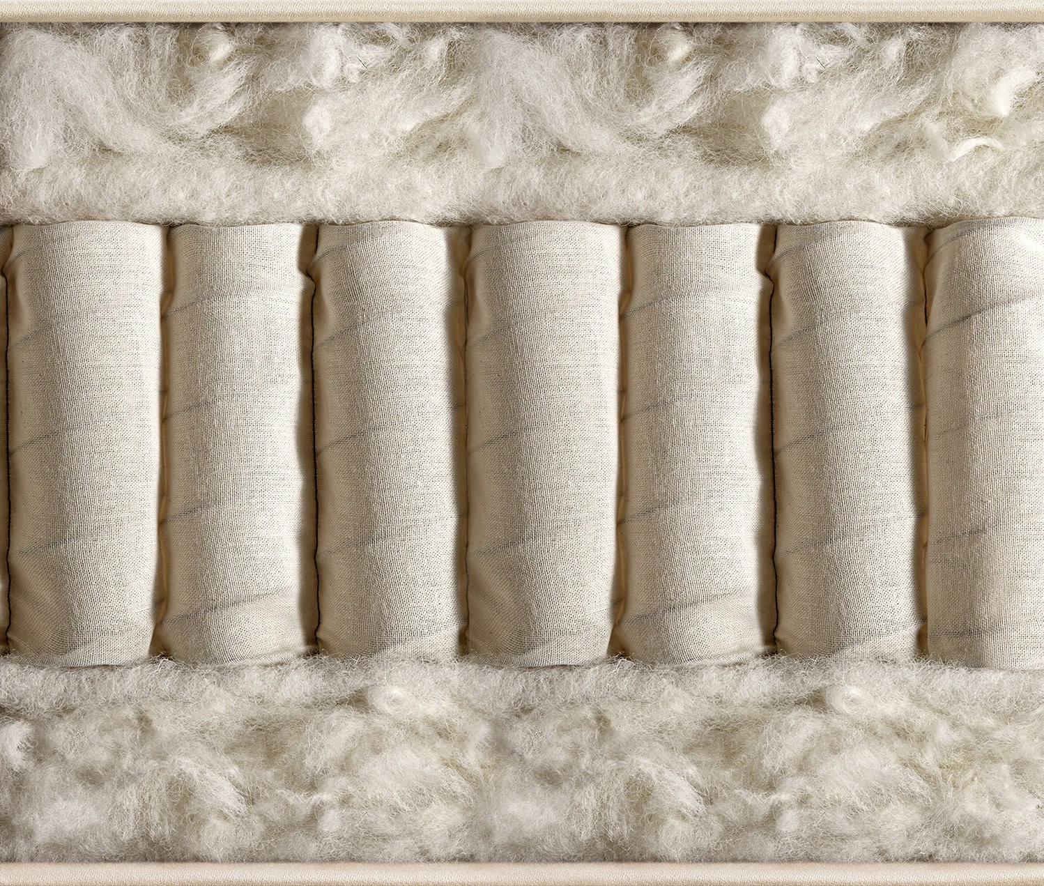 Vispring Devonshire mattress photographed from the side