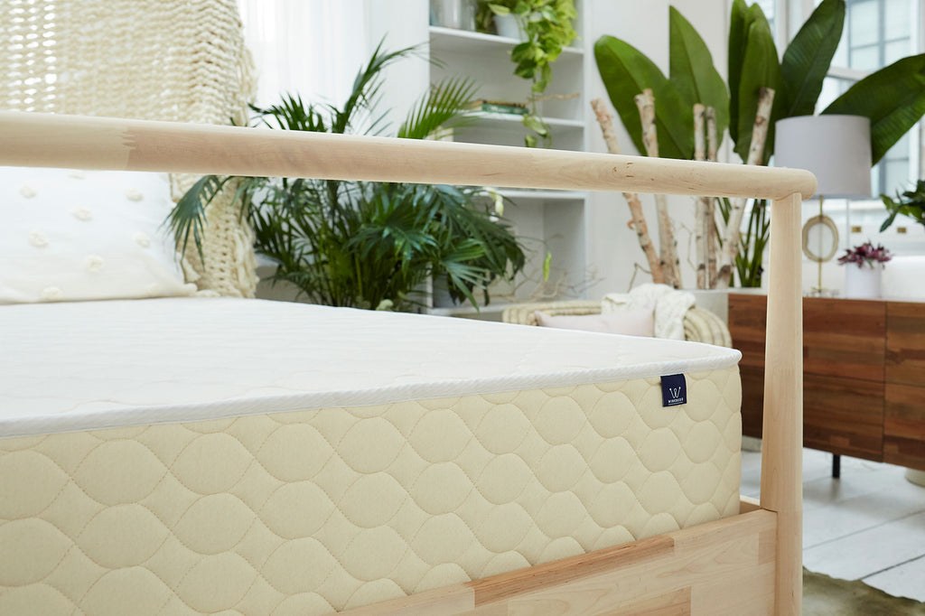 WinkBeds EcoCloud mattress photographed from the side