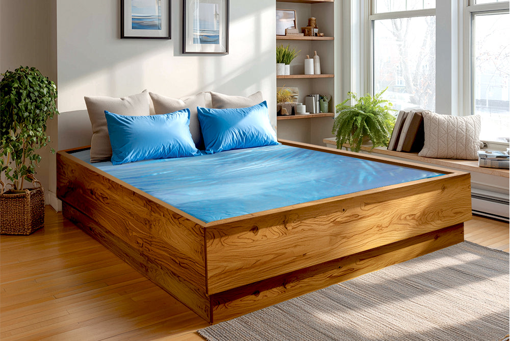 Classic Hardside Wood Frame Waterbed